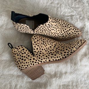 Dolce Vita Fur Sonni Block Heel Booties